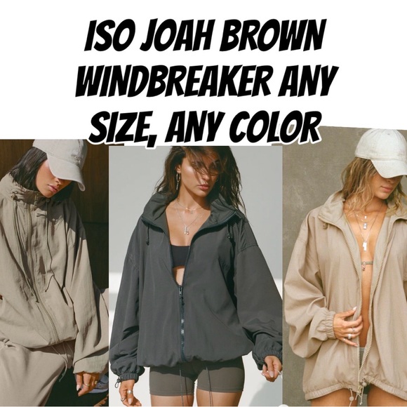 Joah Brown Jackets & Blazers - ISO Joah Brown Windbreaker Jacket